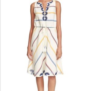 NWT Tory Burch Stripes A-Line Dress